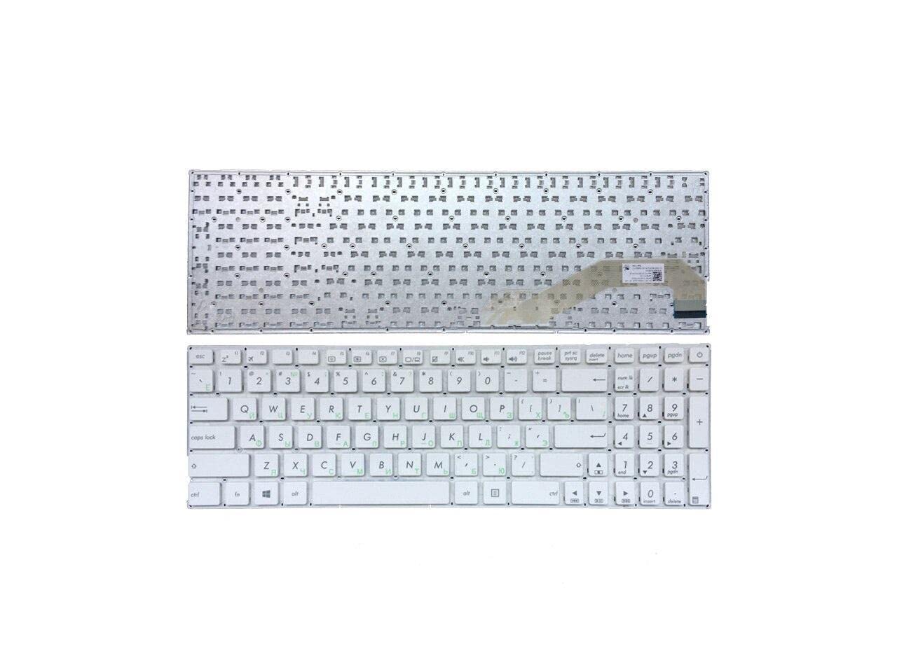 WISTAR Laptop Keyboard Compatible for ASUS X540 X540LA X540LJ X540YA X540UA X540UP X540UV X540MB X540MA X540SC X540SA X540NA X540NV X540BA X540BP Series (White) 0KNB0-610TTW00000000 MP-13K90JO-920A